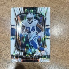2025 Panini Select Miles Sanders #198 card