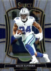 2025 Panini Select Base Set Miles Sanders #198 card