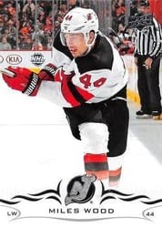 2018-19 Upper Deck Base Set Miles Wood #111 card
