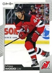2020-21 O-Pee-Chee Base Set Miles Wood #38 card