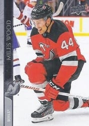 2020-21 Upper Deck Base Set Miles Wood #112 card