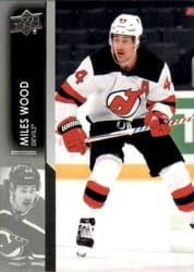 2021-22 Upper Deck Base Set Miles Wood #112 card