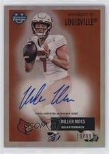 2025 Bowman University Chrome 1955 Bowman Football Autographs Miller Moss #55AV-MM card