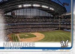 2019 Topps Base Set Miller Park #79 card