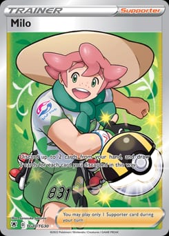 Astral Radiance Trainer Gallery Milo #TG27 card