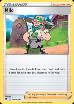Champion's Path Milo #57 card