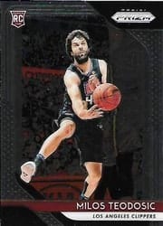 2018-19 Panini Prizm Base Set Milos Teodosic #214 card