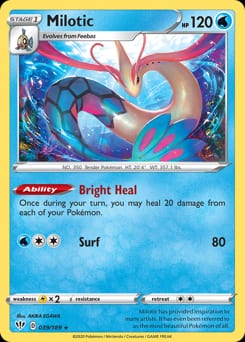 2020 Darkness Ablaze Milotic #39 card