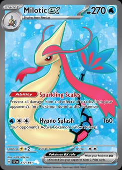 Surging Sparks Milotic ex #217 card