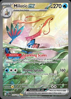 2024 Surging Sparks Milotic ex #237 card