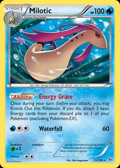 2014 Flashfire Milotic #23 card