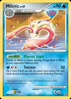 2008 Great Encounters Milotic #25 card