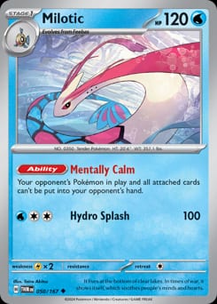 2024 Twilight Masquerade Milotic #50 card