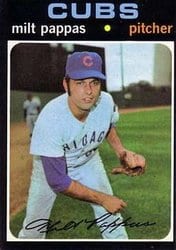 1971 Topps Base Set Milt Pappas #441 card