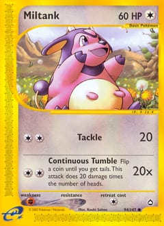 Aquapolis Miltank #94 card