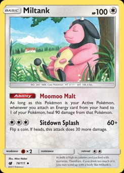 Crimson Invasion Miltank #78 card