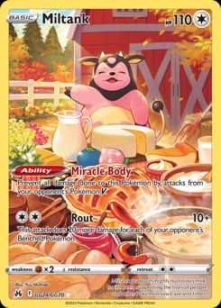 Crown Zenith Galarian Gallery Miltank #GG24 card