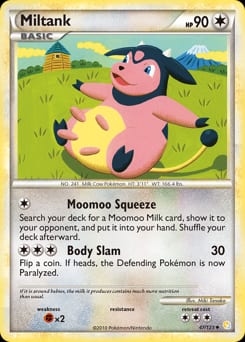 2010 HeartGold & SoulSilver Miltank #47 card