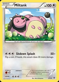 Kalos Starter Set Miltank #27 card
