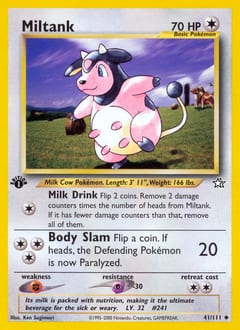 Neo Genesis Miltank #41 card