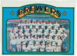 1972 Topps Base Set Milwaukee Brewers #106 card