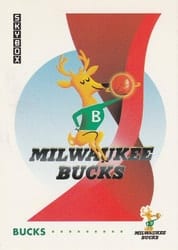 1991-92 SkyBox Base Set Milwaukee Bucks #365 card