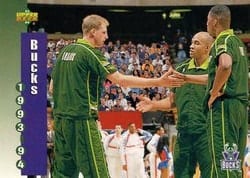 1993-94 Upper Deck Base Set Milwaukee Bucks #224 card