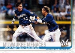 2019 Topps Base Set Milwaukee Menaces #625 card