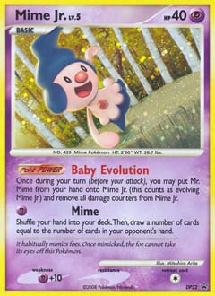 2007 DP Black Star Promos Mime Jr. #DP22 card