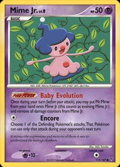 Supreme Victors Mime Jr. #115 card
