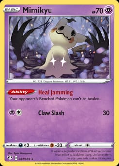 2020 Darkness Ablaze Mimikyu #81 card