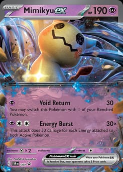 Scarlet & Violet Black Star Promos Mimikyu ex #4 card