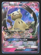 2018 Lost Thunder Mimikyu-GX #149 card