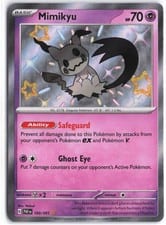 Paldean Fates Mimikyu #160 card