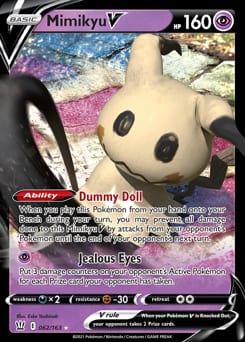 2021 Battle Styles Mimikyu V #62 card