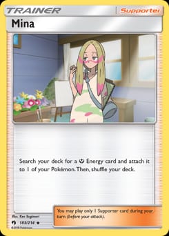 Lost Thunder Mina #183 card