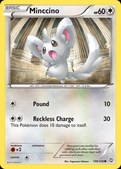 2012 Dragons Exalted Minccino #109