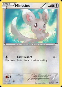Emerging Powers Minccino #84 card