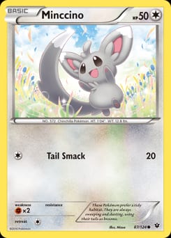 Fates Collide Minccino #87 card