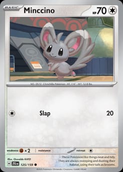 Journey Together Minccino #125 card