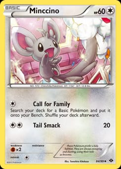 Next Destinies Minccino #84 card