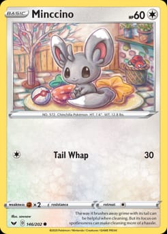 Sword & Shield Minccino #146 card