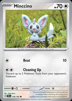 Temporal Forces Minccino #136 card