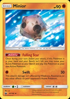 Celestial Storm Minior #83 card
