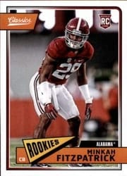 2018 Panini Classics Base Set Minkah Fitzpatrick #201 card