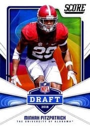 2018 Score NFL Draft Minkah Fitzpatrick #4 card