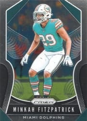 2019 Panini Prizm Base Set Minkah Fitzpatrick #16 card