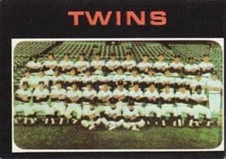 1971 Topps Base Set Minnesota Twins #522 card