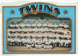 1972 Topps Base Set Minnesota Twins #156 card