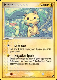 2005 Deoxys Minun #41 card
